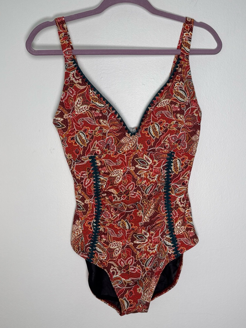 Sundance Enviable Escapes One Piece Swimsuit Size Medium Adj Straps Beach Resort